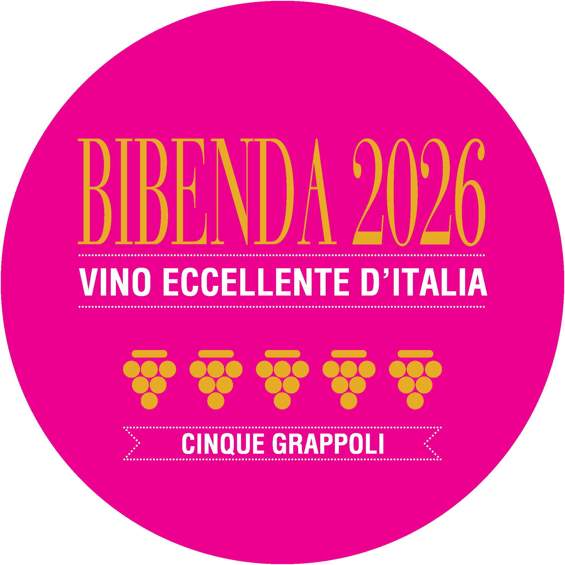 Five Bibenda Bunch Awards 2026 to the Brunello di Montalcino DOC 2021