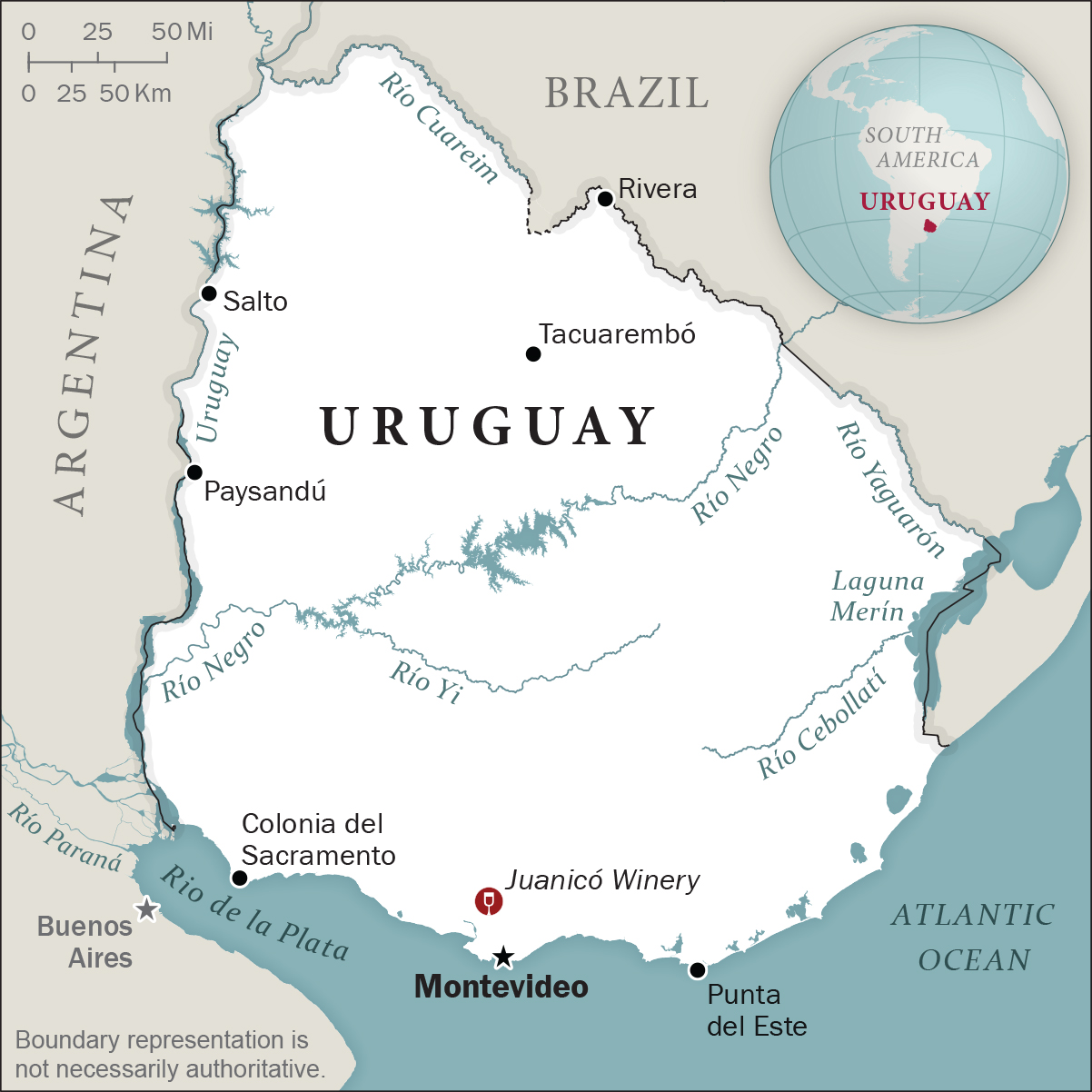 Uruguay - Canelones, Montevideo